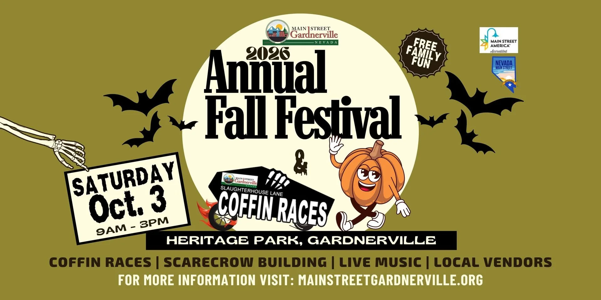 Gardnerville Main Street ANnual Coffin Races 