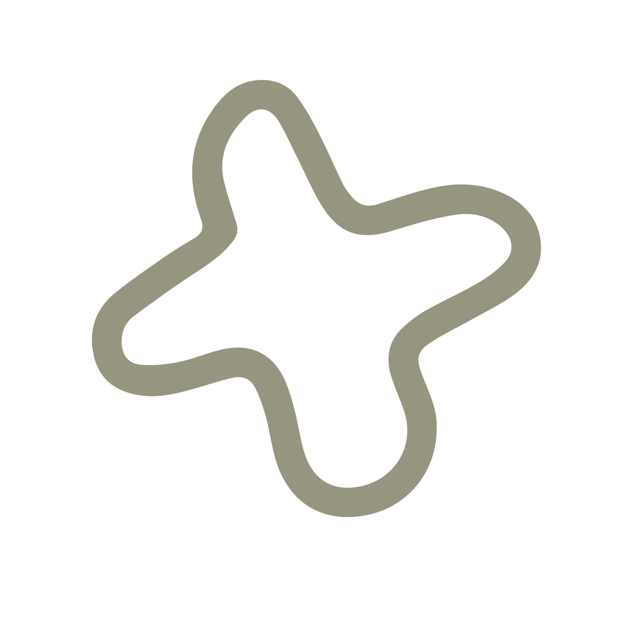 Abstract wavy line pattern in muted green and black colors.