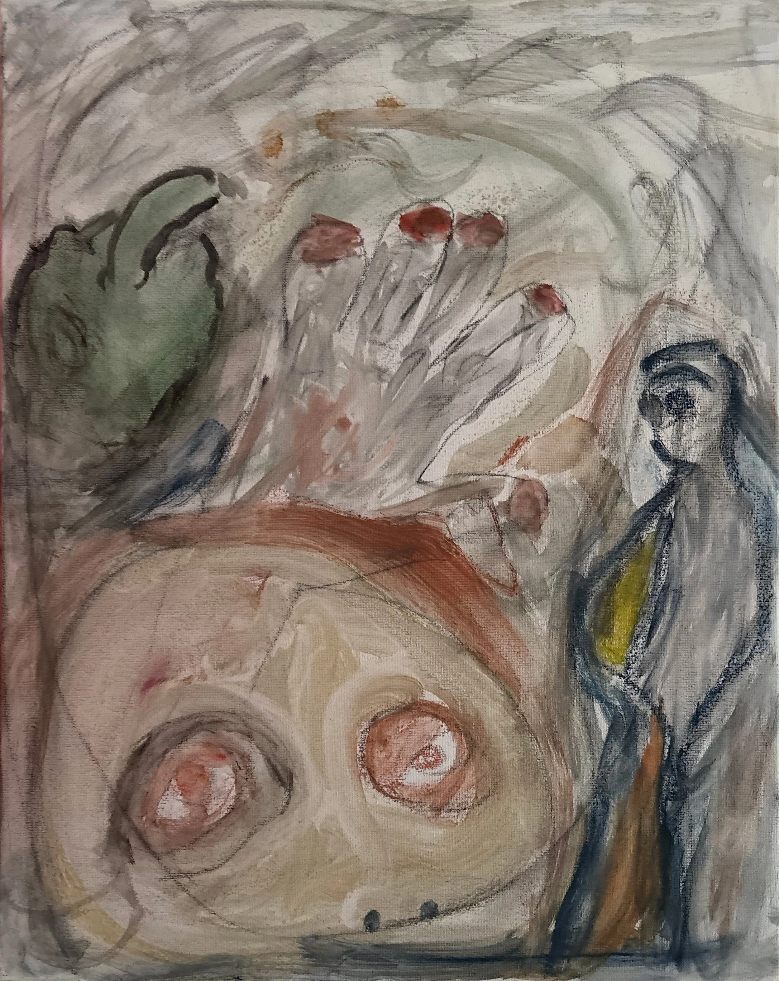 Dreams
Oil and charcoal on canvas · 20" x 16"