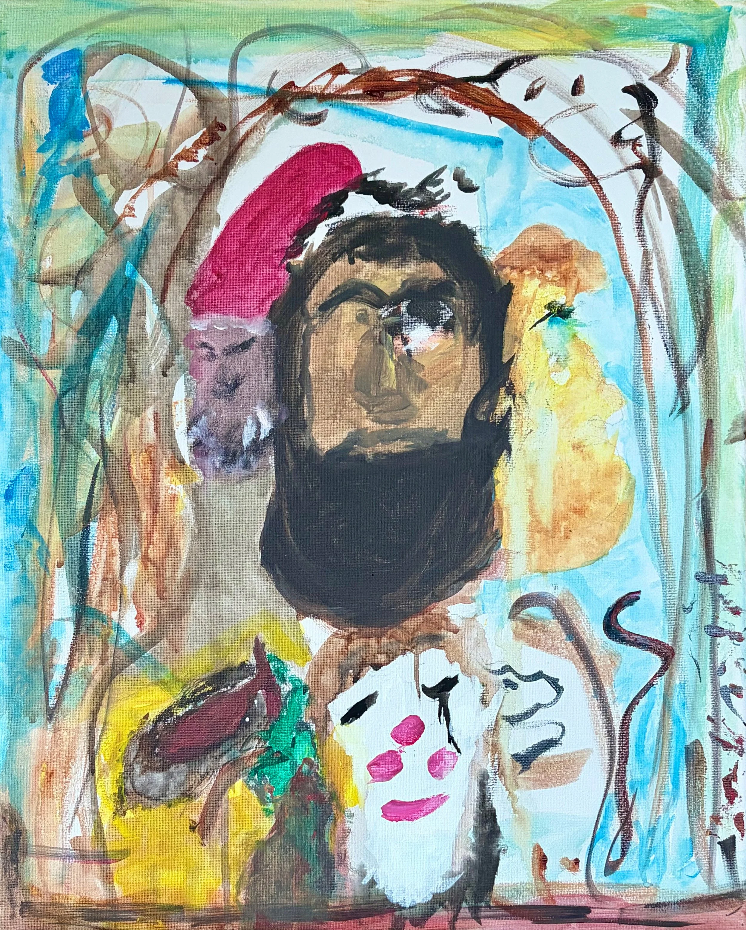An Allegory of Prudence
Acrylic on canvas · 20" x 16"