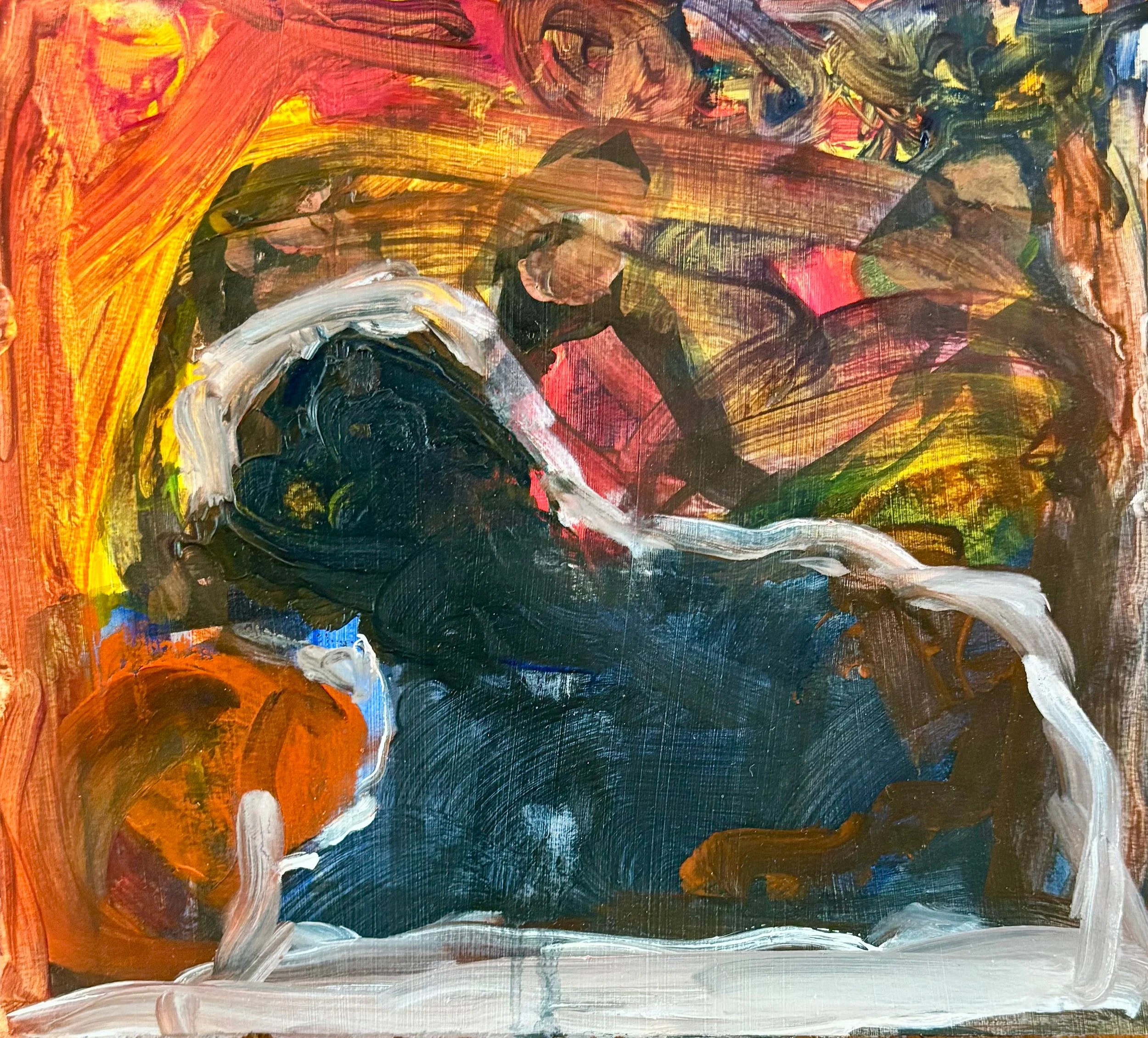 La Chien
Oil on paper · 9" x 10"