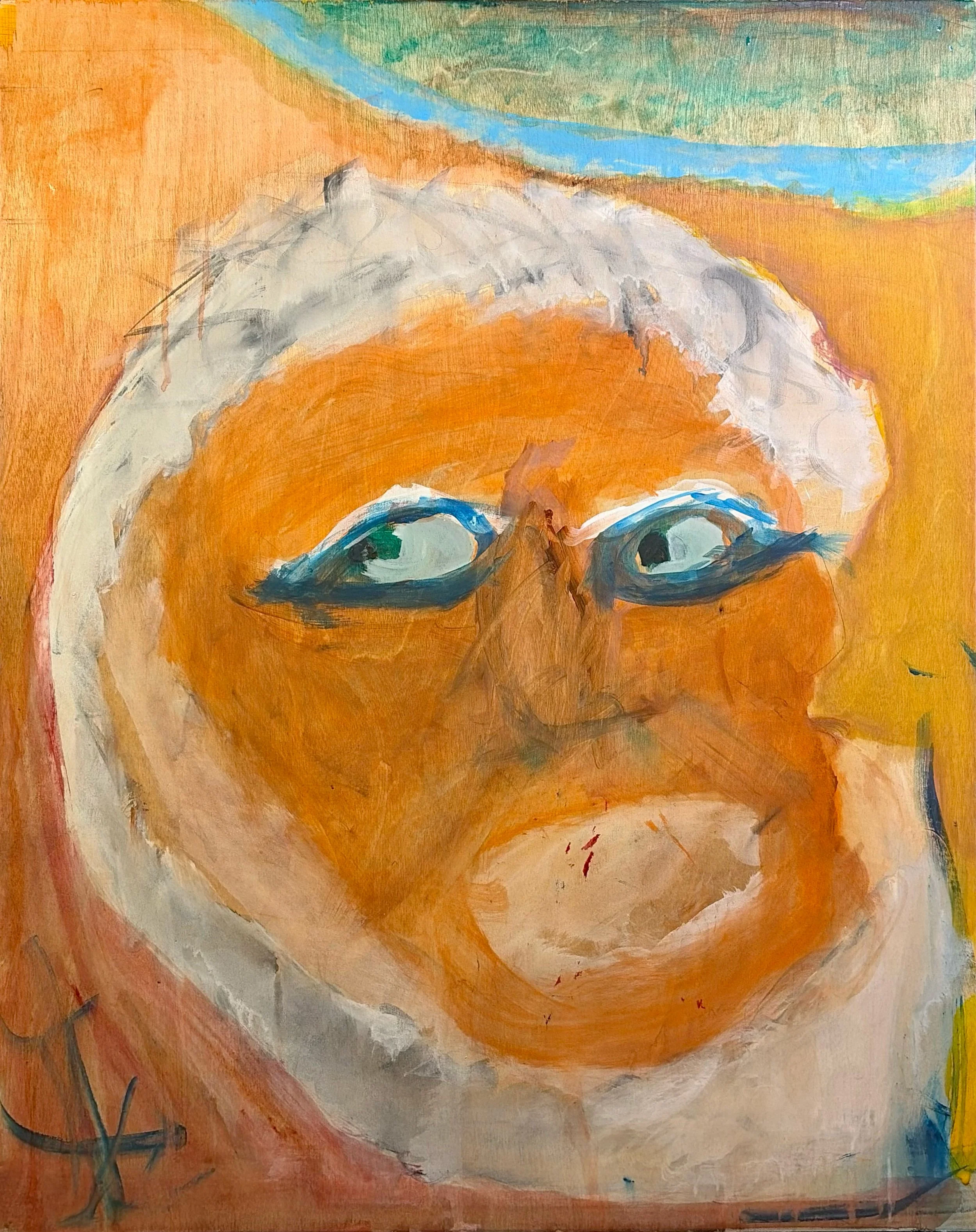 Man and River
Acrylic on wood · 21" x 17"