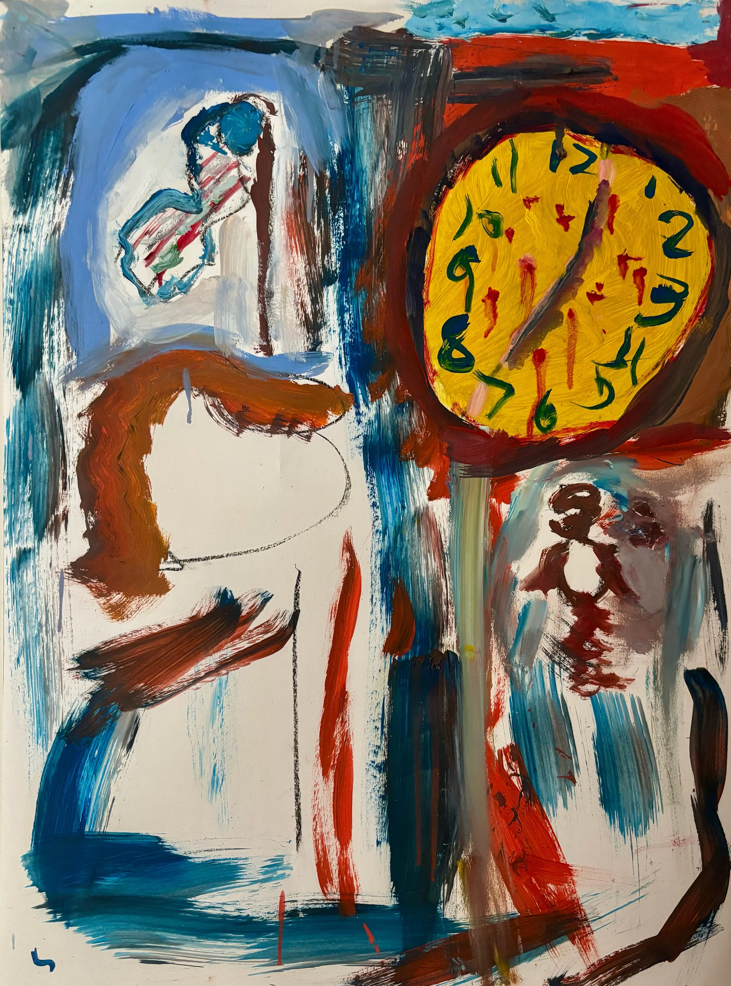 Clock
Oil on paper · 24" x 18"