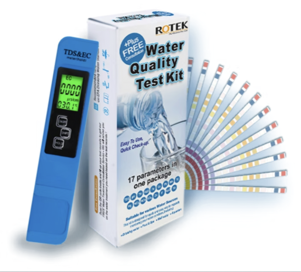 ROTEK 17-in-1 Test Strips Water Quality Test Kit