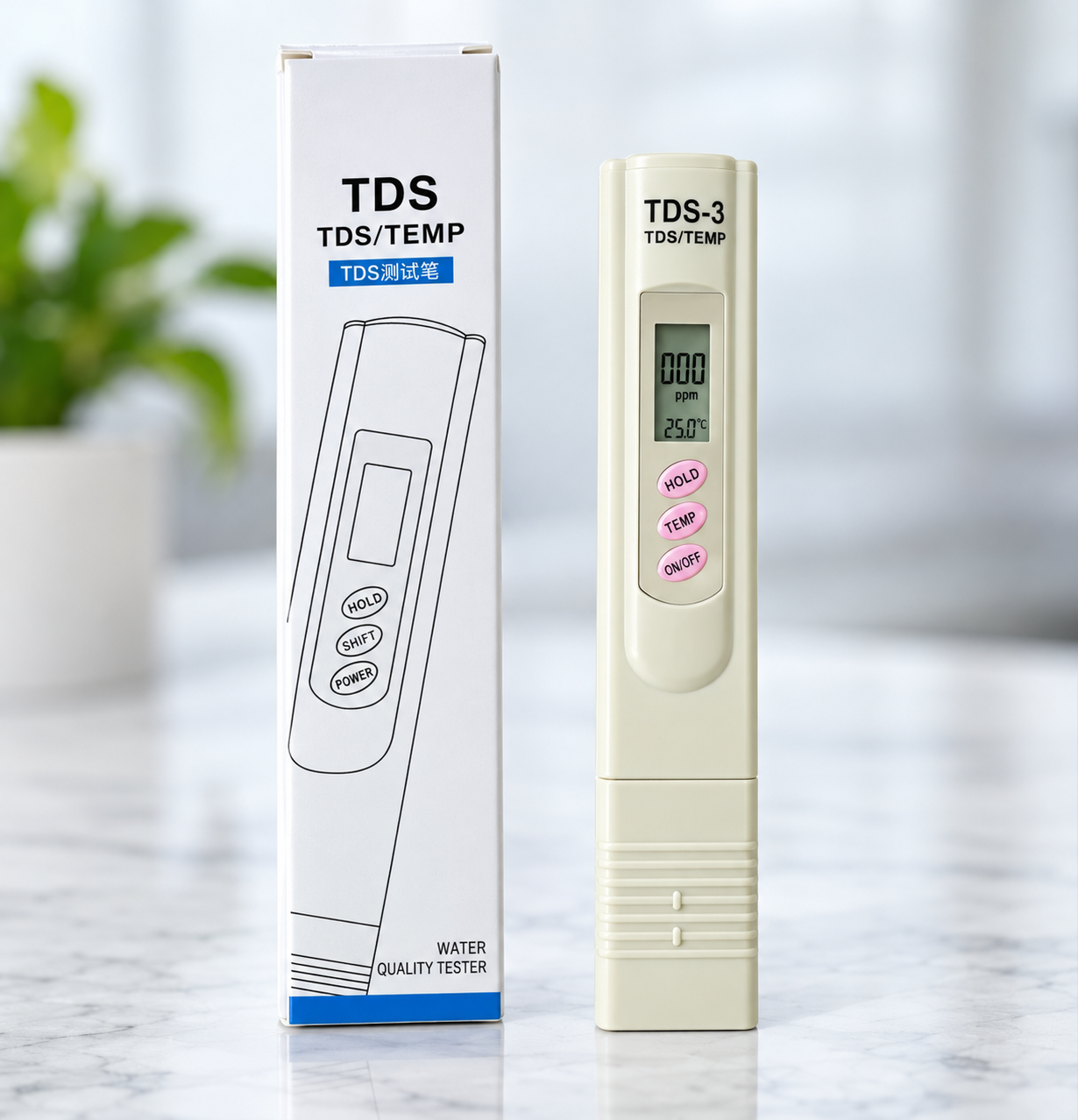 TDS-3 Water Tester Digital TDS Pen Portable TDS Meter