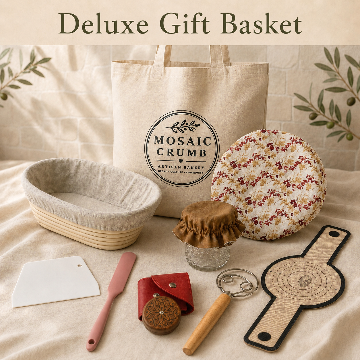 Mosaic Crumb Deluxe Gift Basket