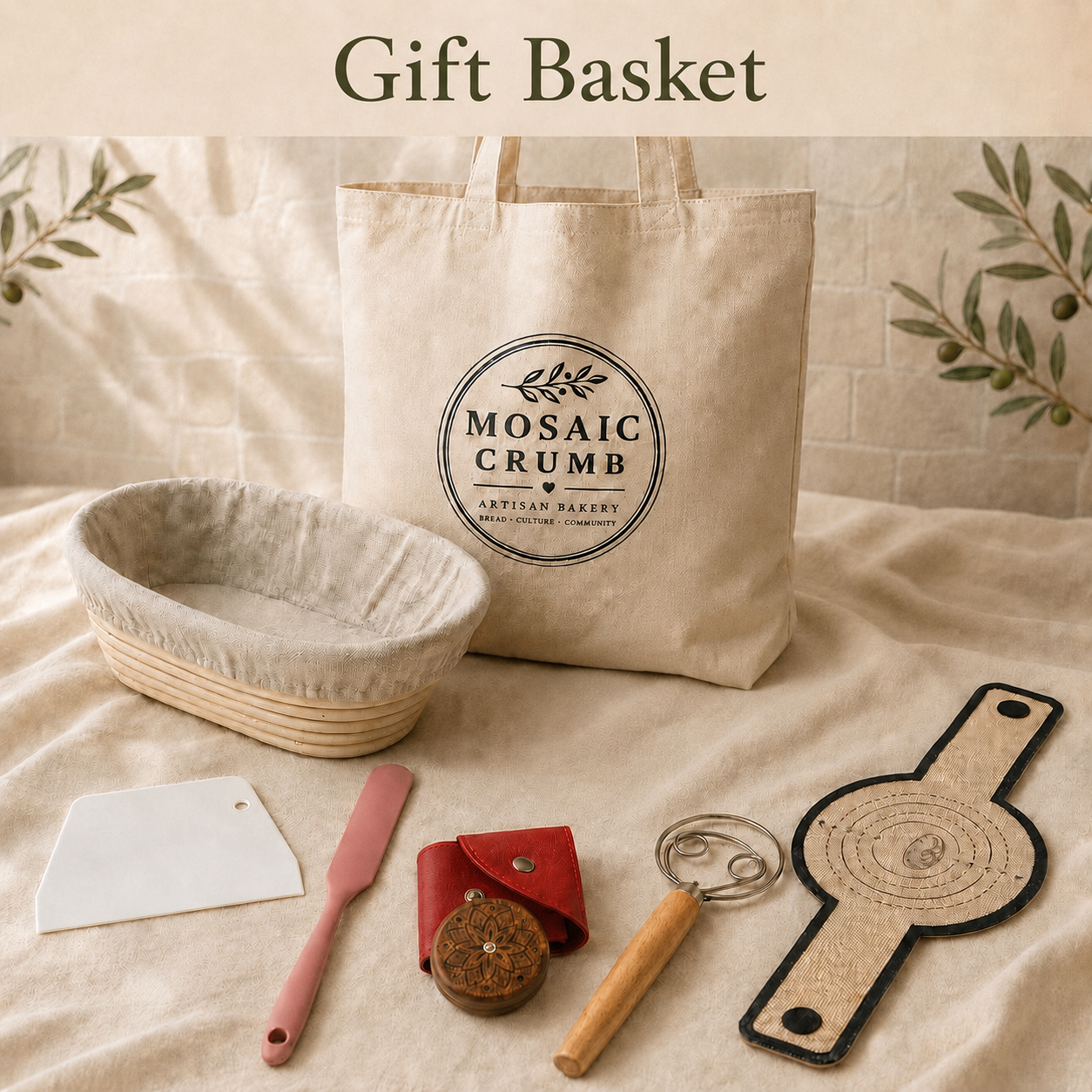 Mosaic Crumb Gift Basket