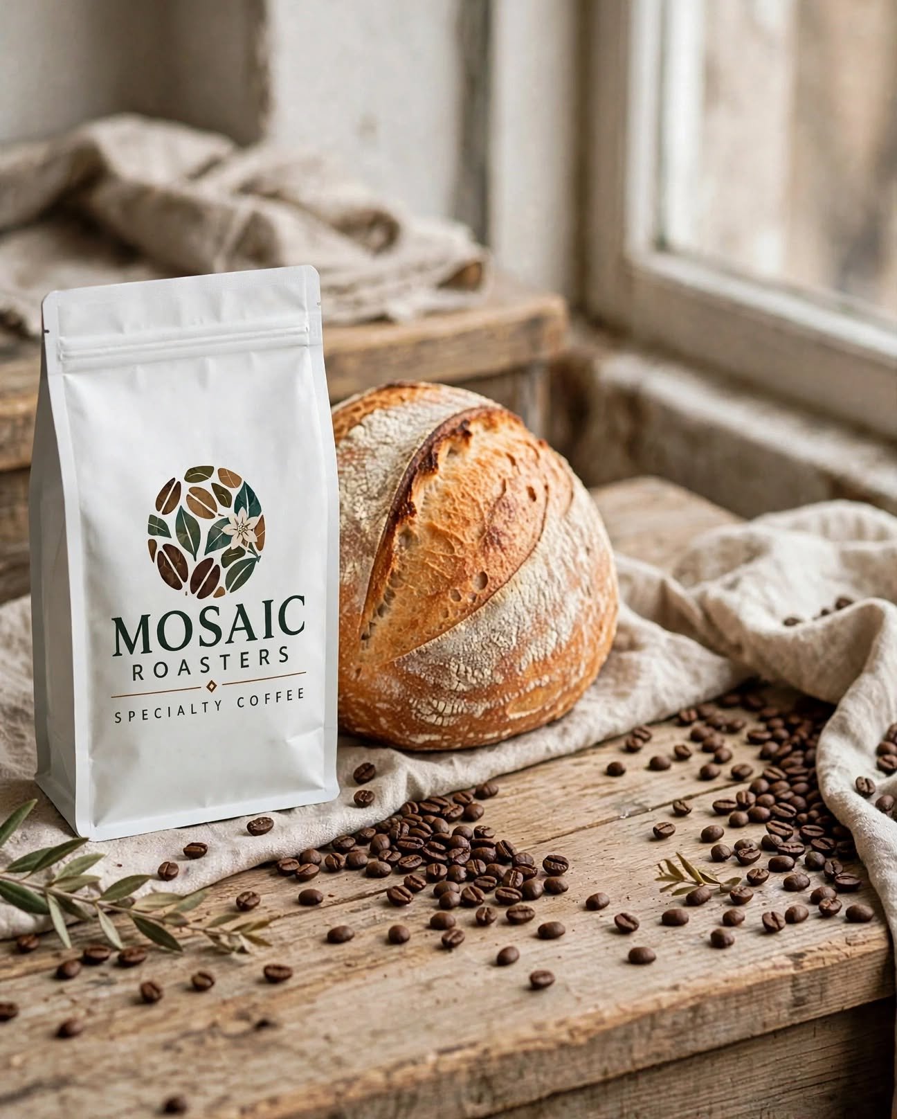 Weekend Ritual Bundle — 1 Loaf + 12oz Mosaic Bean Coffee