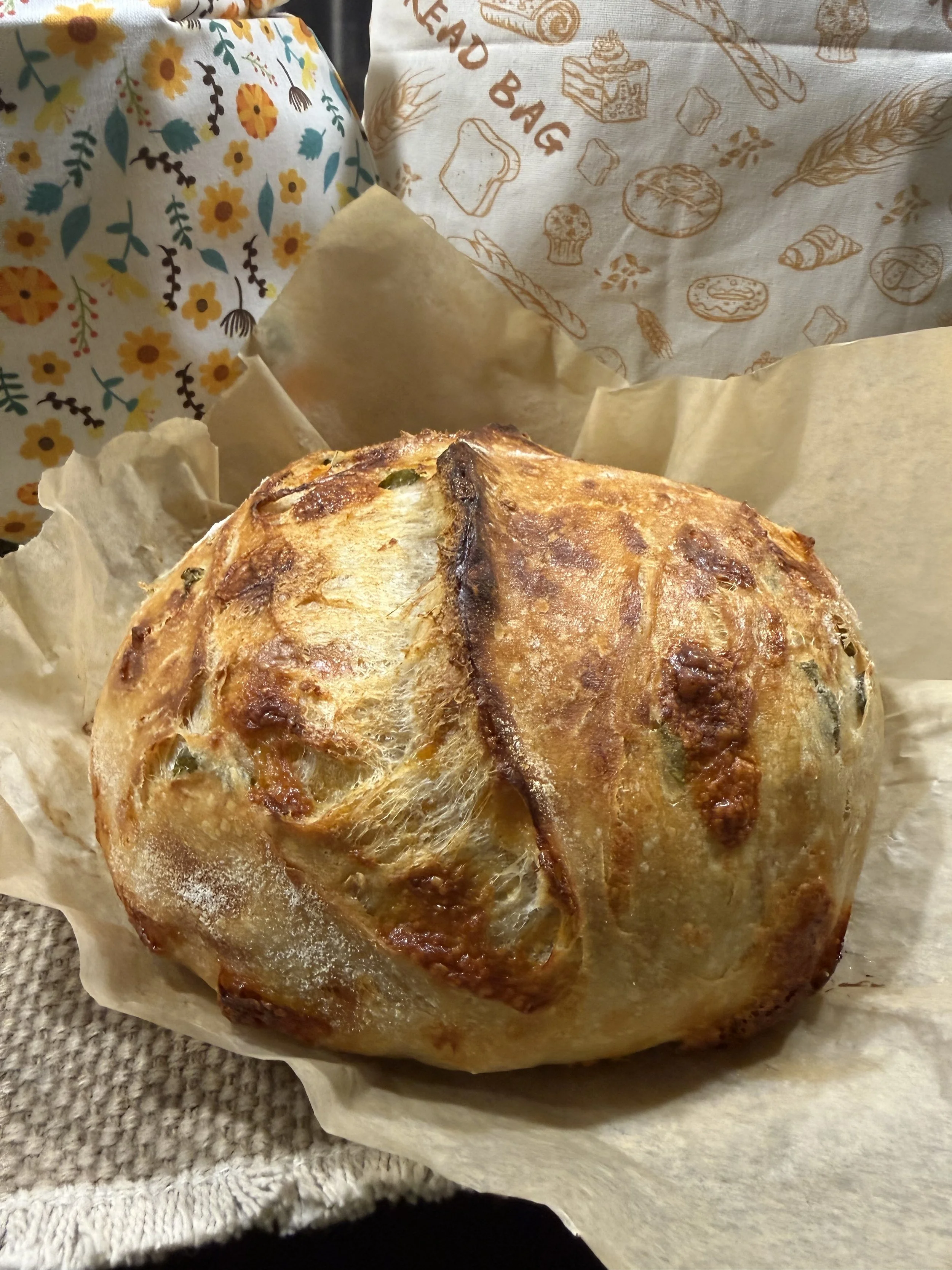 Jalapeno Cheddar Sourdough-Large