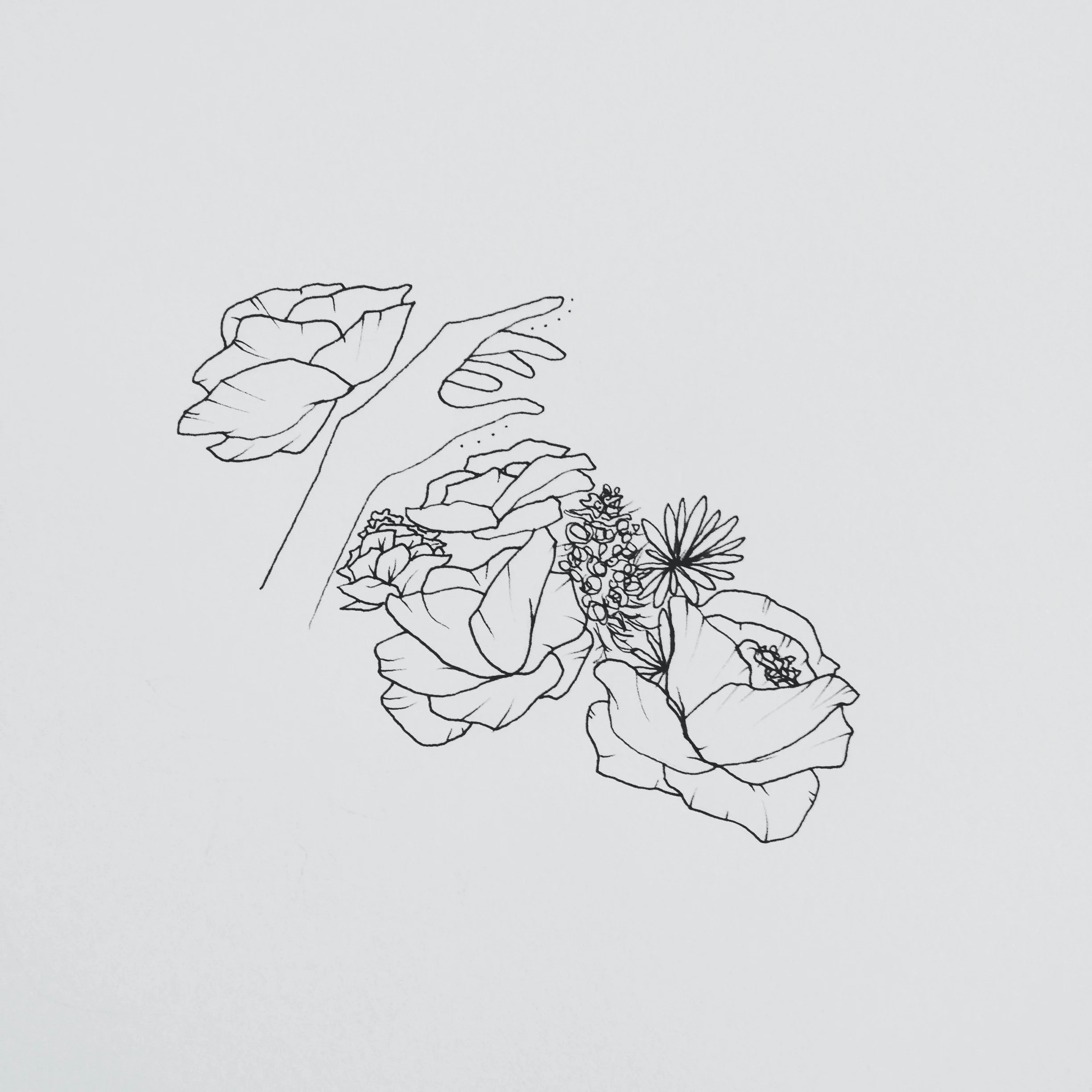 "untitled" pen drawing 2020