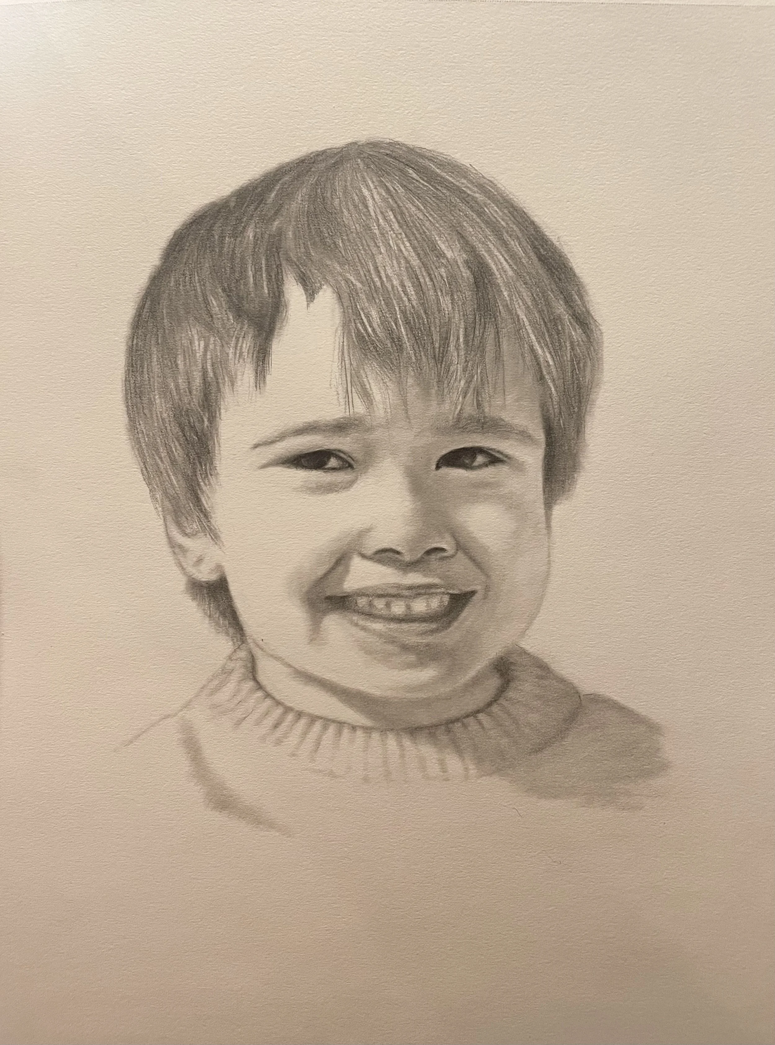 commission, pencil on paper 2023