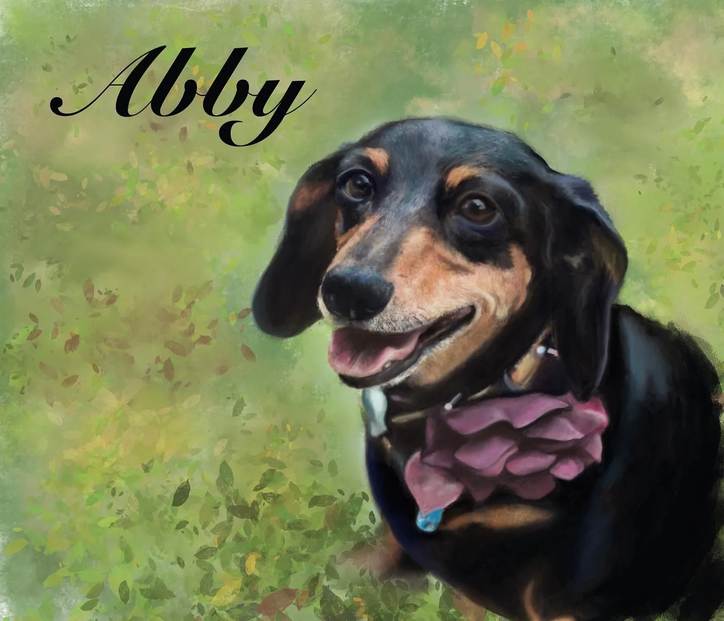"Abby" digital illustration (procreate) 2022