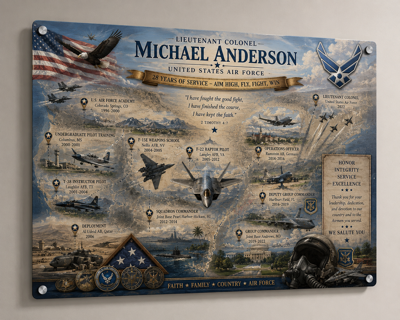 Personalized Metal Story Map