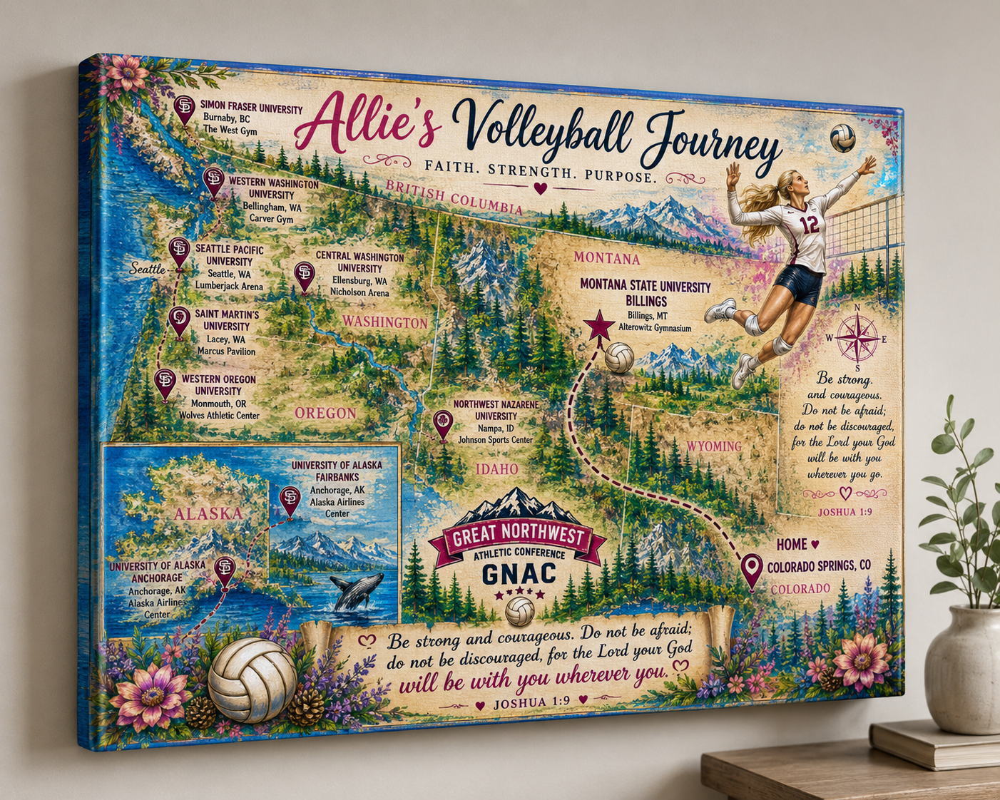 Personalized Canvas Story Map