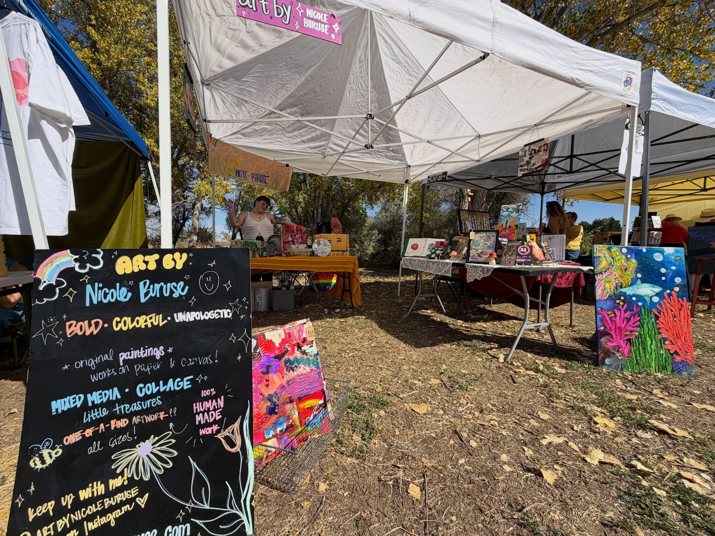 Art on the Farm was so fun!!!! met so many lovely people 🧚🏼✨🌷 stay tuned for my next market!