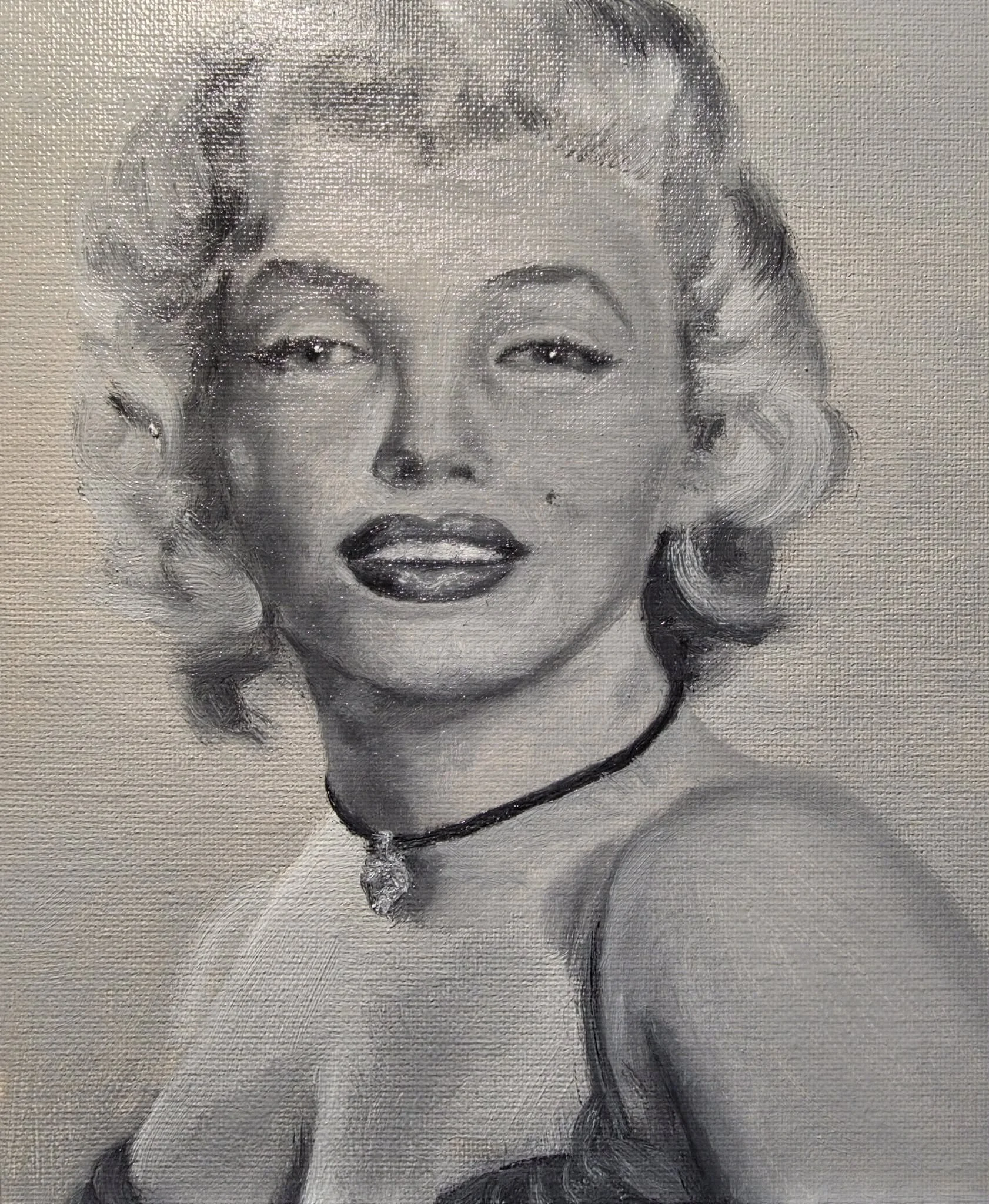 Oil Painting Print - Marilyn Monroe