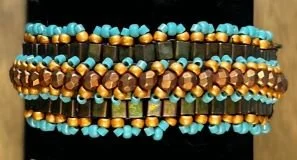 Copper Turquoise Bracelet
