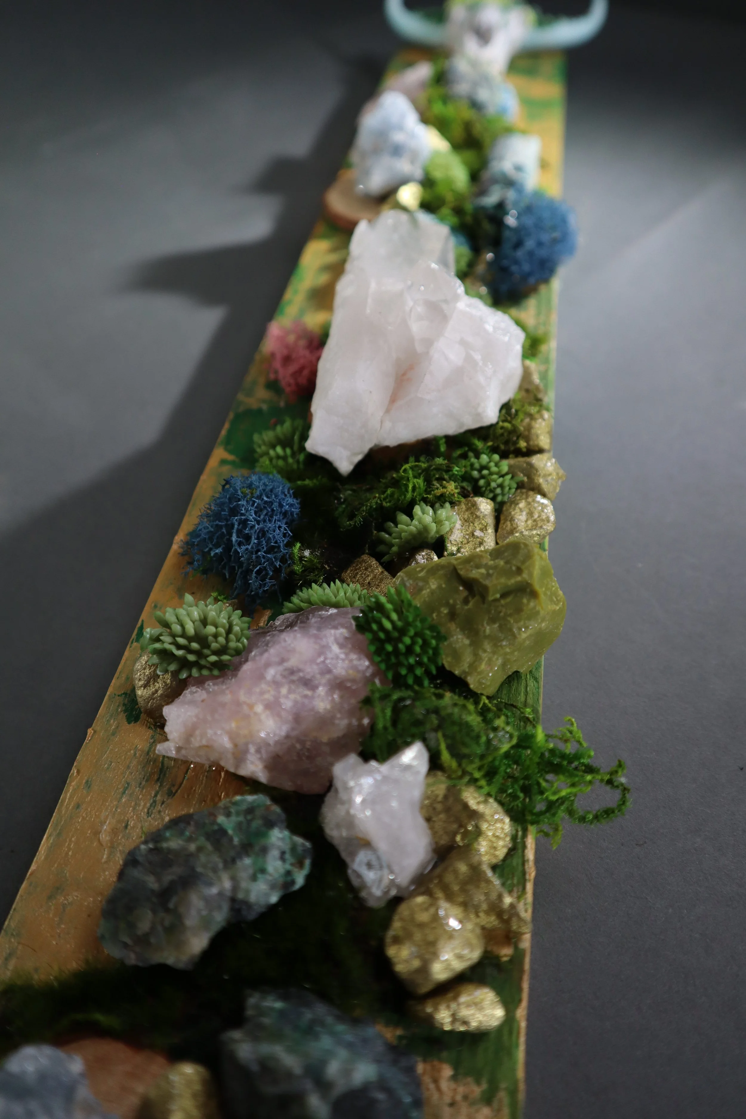 Desert Bloom is an original sculptural mixed-media wall artwork by contemporary artist Delphine Callegher,3.JPG