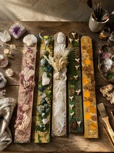 collection wood panel and Gemstones .jpg