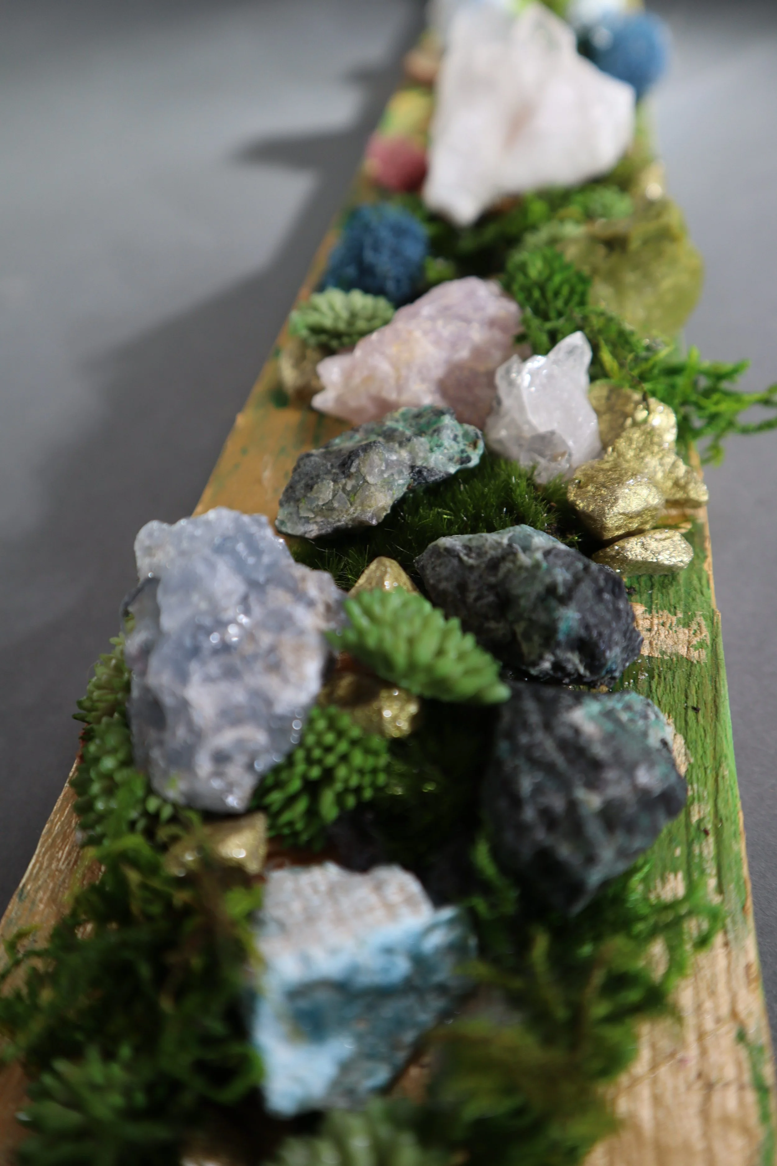 Desert Bloom is an original sculptural mixed-media wall artwork by contemporary artist Delphine Callegher,1.JPG