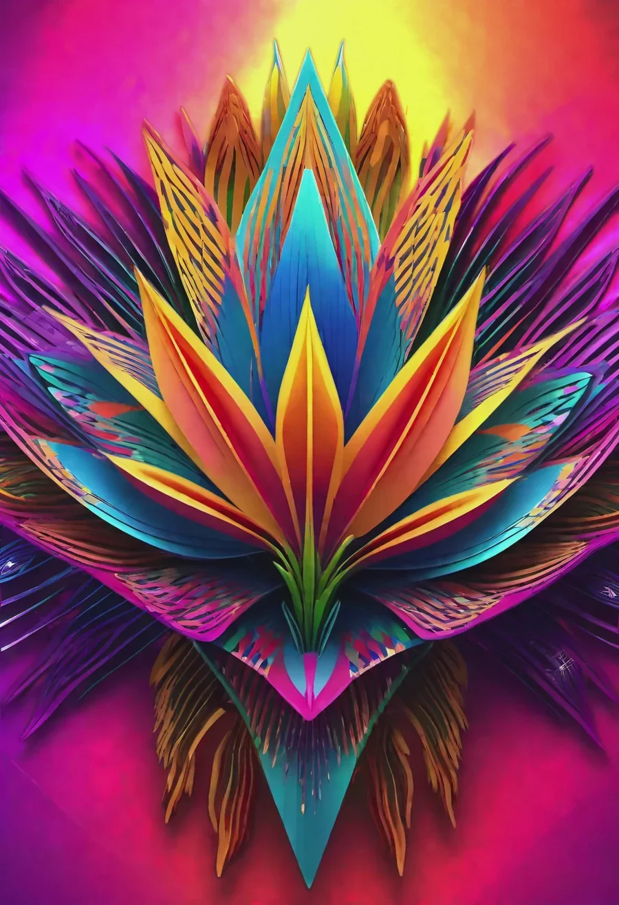 Neuro Bloom II: Harmonic Reset Print - AR Edition