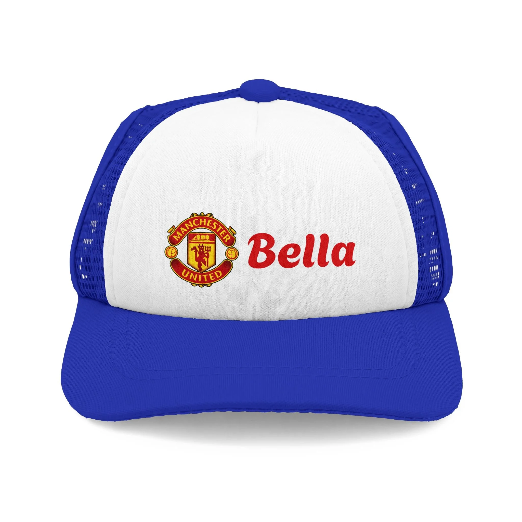 Trucker Hat — Personalized 'Bella' with Soccer Club Patch