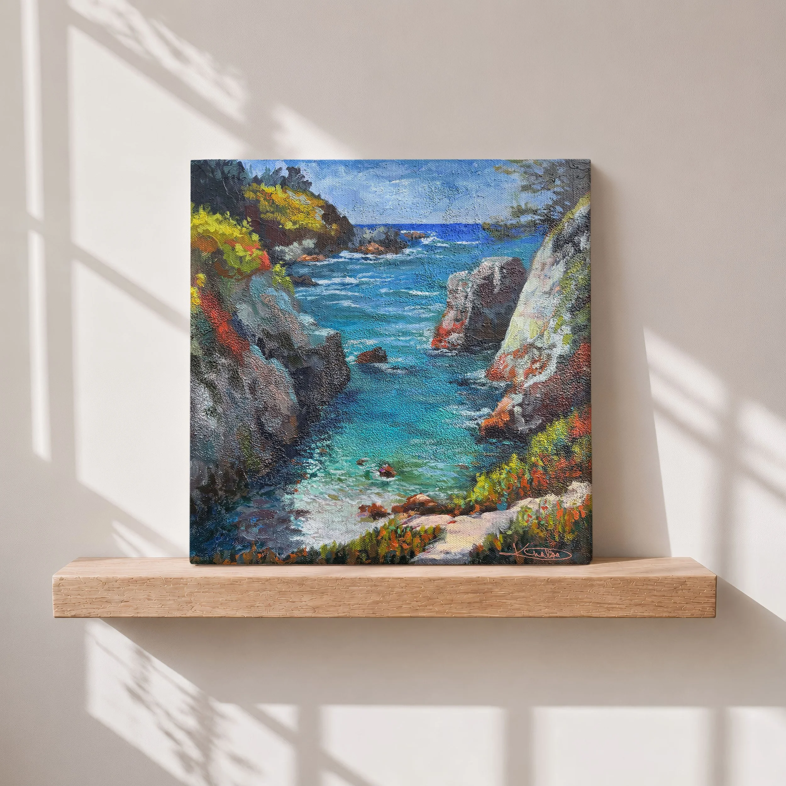 Secret Passage: 12" x 12" Original Acrylic Painting
