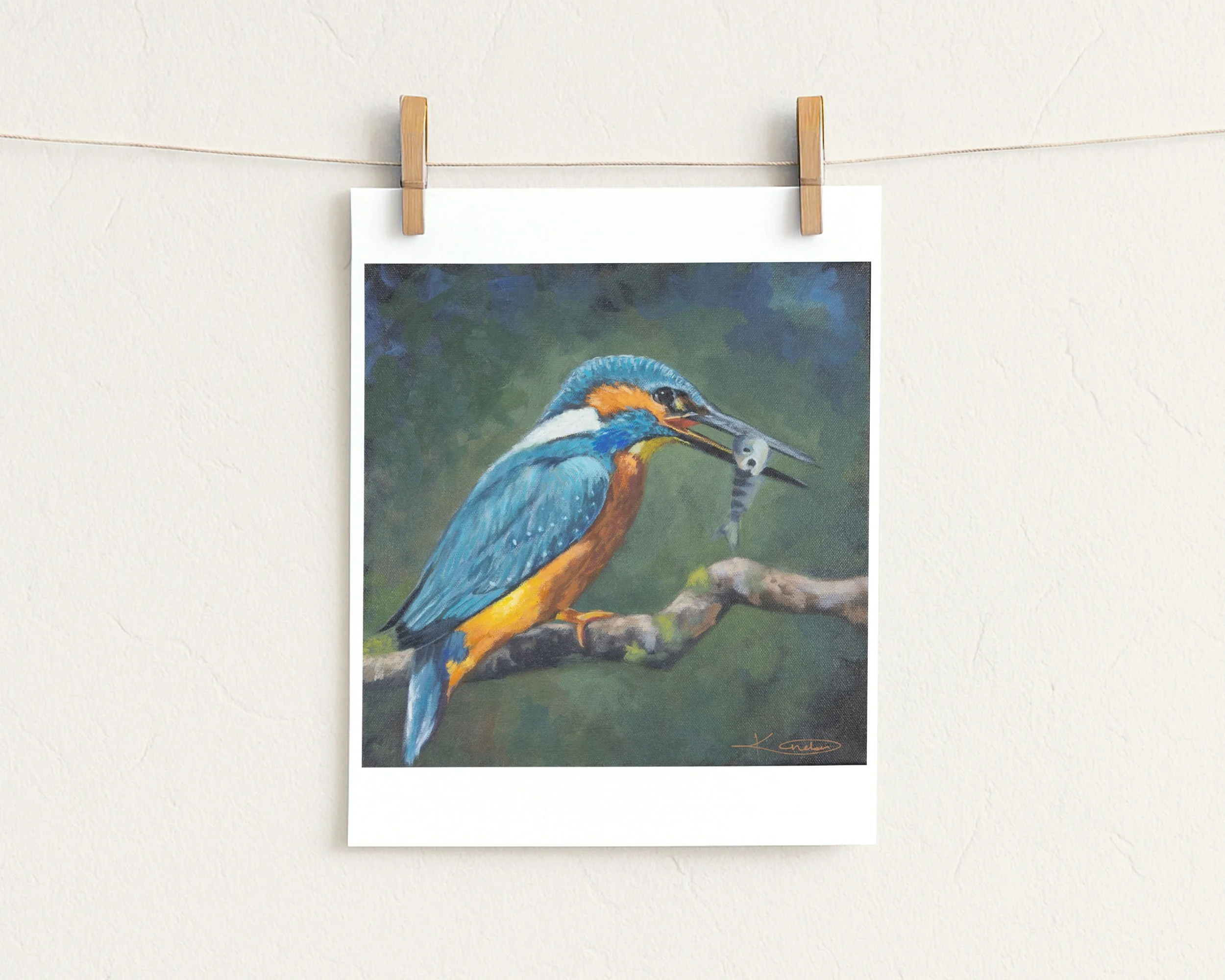Kingfisher Fishing: Prints
