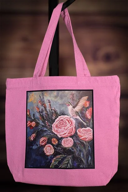Hummingbird-Dreams_Border_Pink_Zip-Tote.jpg