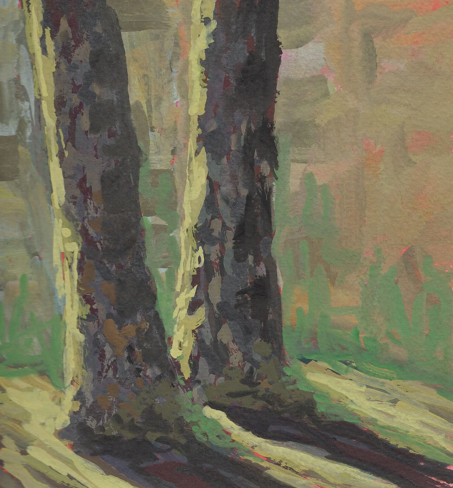 Edgewater Trees - 5" x 5" 