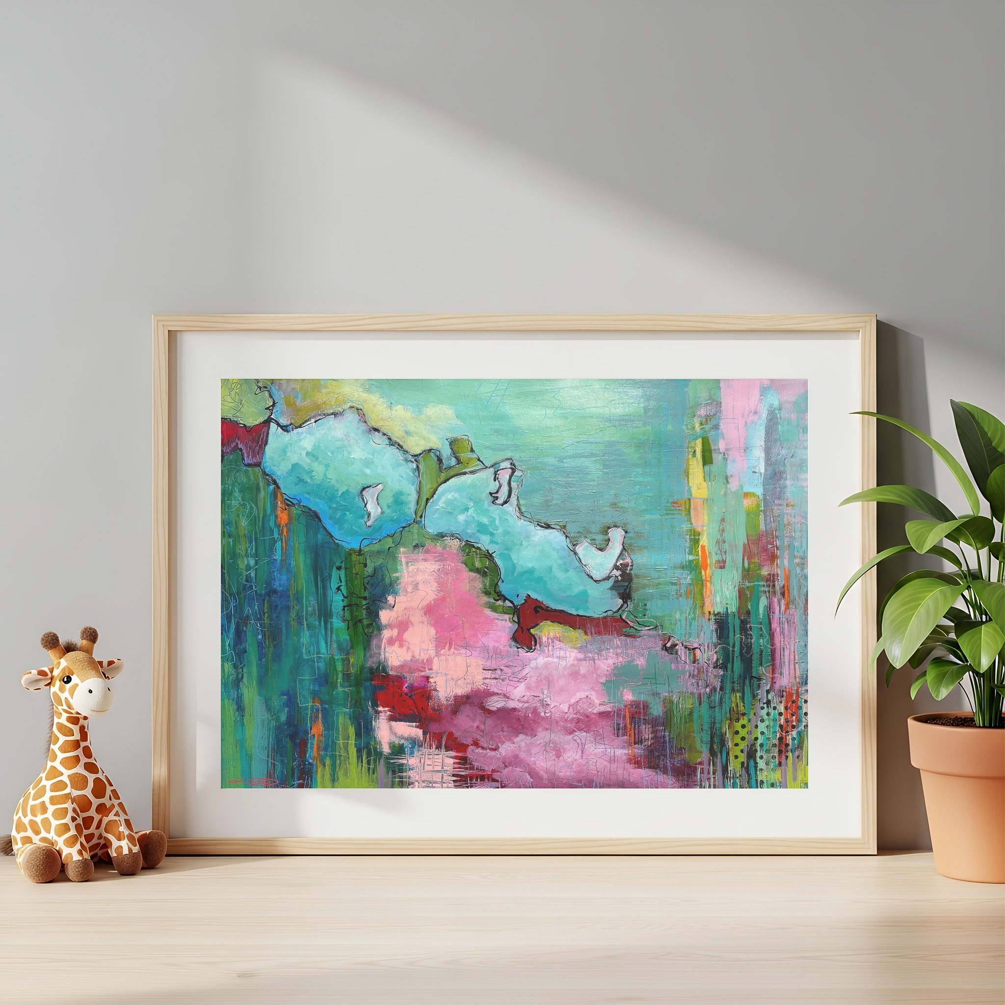 Sweet Dreams: 22"X30" Original Acrylic Painting