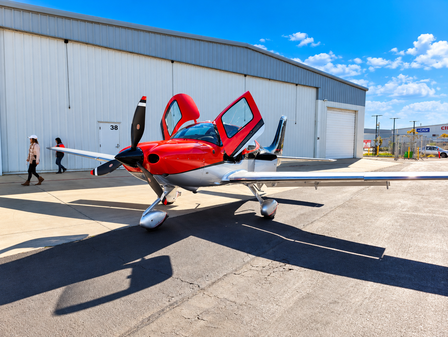 Cirrus SR22 Exterior Detailing at Montgomery-Gibbs Airport (MYF)