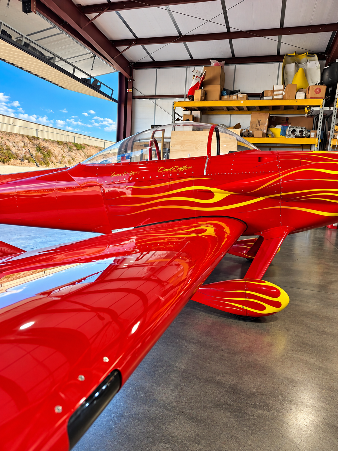 Van's RV8 exterior wash in San Diego, CA