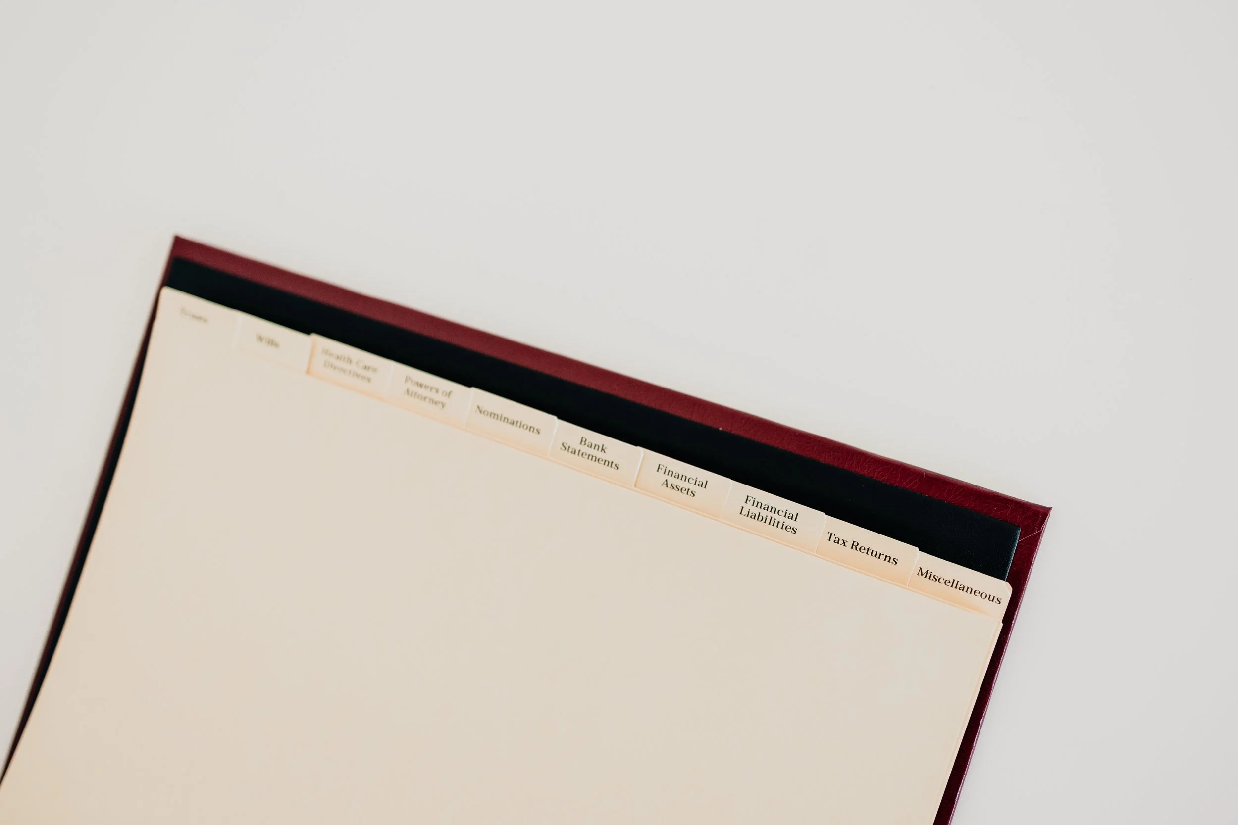 Estate Planning Binder