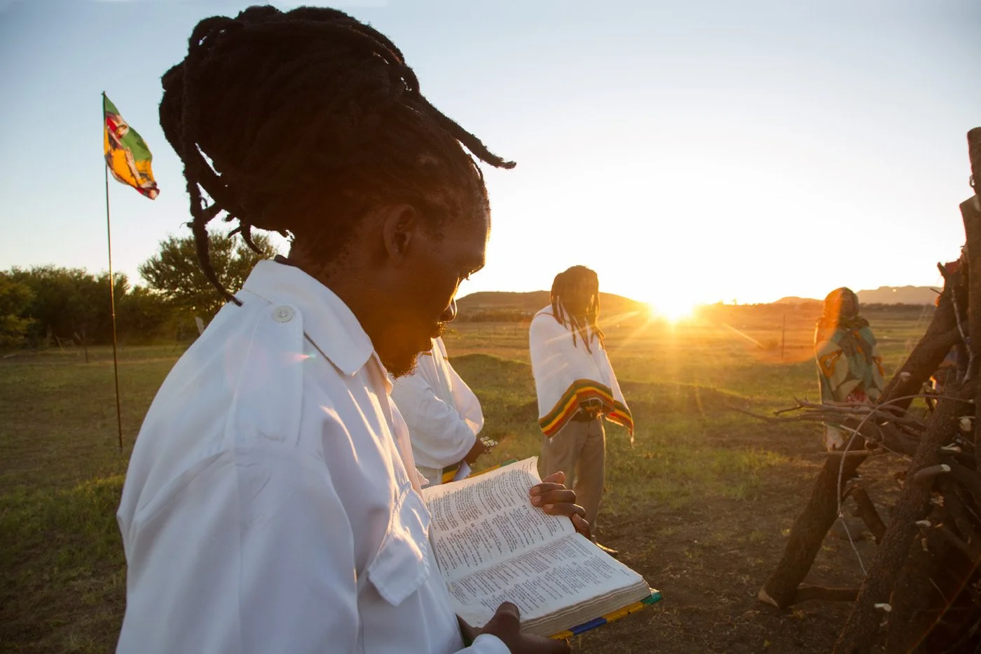 "Lord, how long shall the wicked triumph?"
Ras Hero reads Psalm 94 as the sun rises over the horizon.