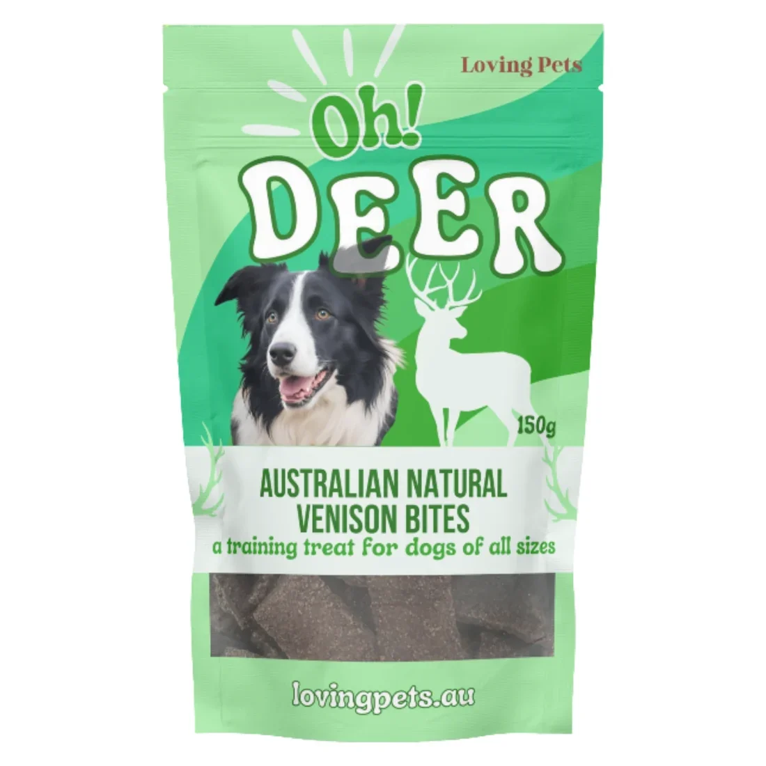 Oh! Deer Australian Natural Venison Bites for Dogs