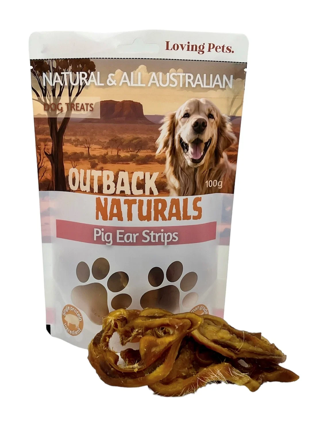 Outback Naturals Pig Ear Strips
