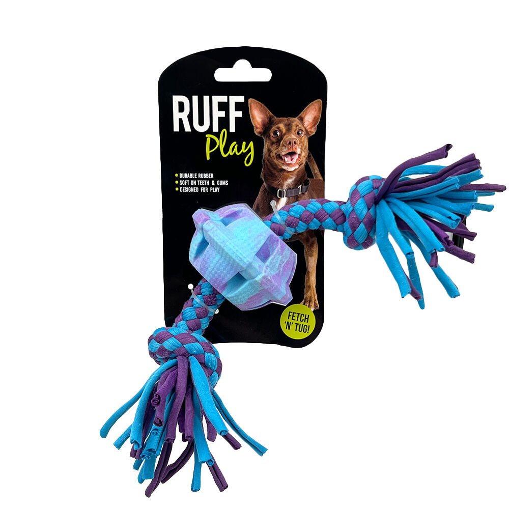 Ruff Play Fetch 'N' Tug Dog Toy