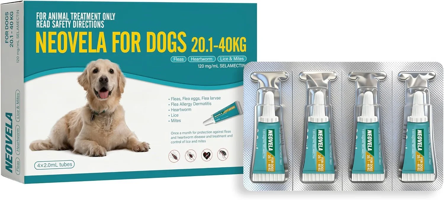 Neovela for Dogs 20.1-40kg Broad Spectrum Parasite Protection