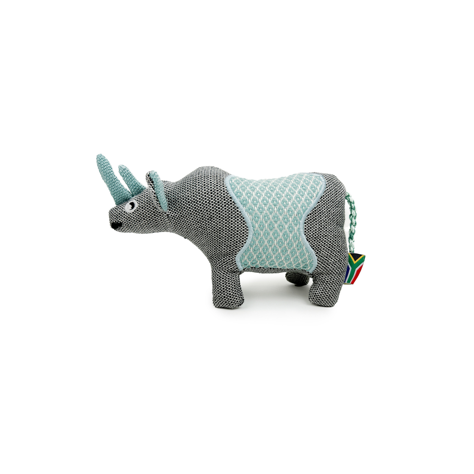 Resploot Black Rhino Dog Toy