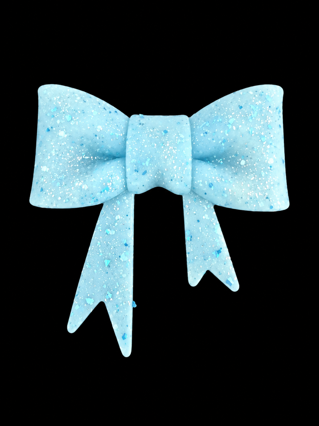 Blue Sparkle Bow