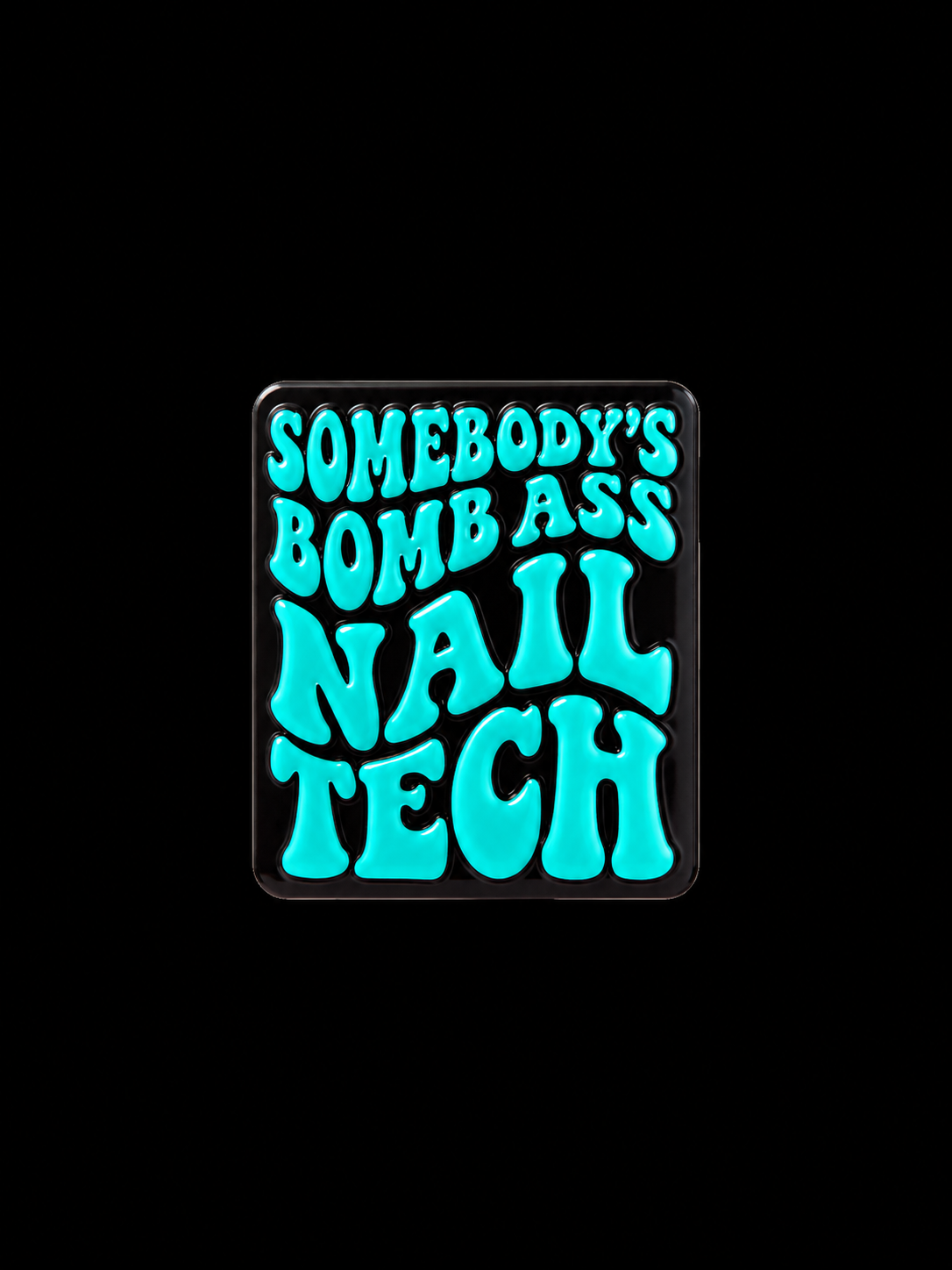 Retro Turquoise Bubble Letter Badge.png