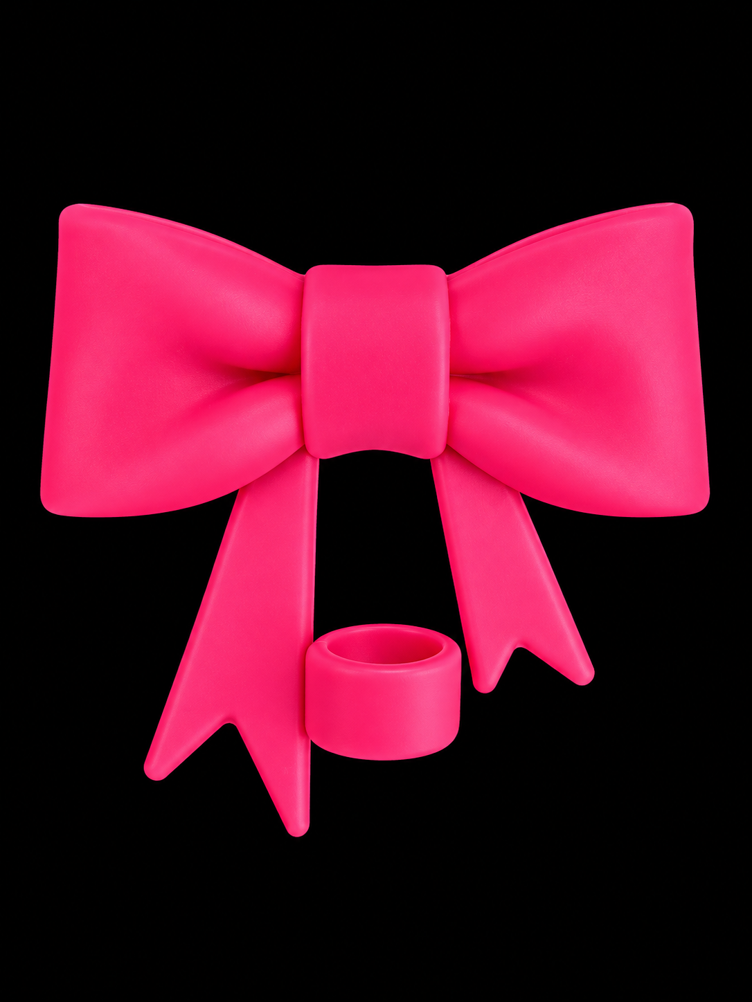 Pink Straw Topper