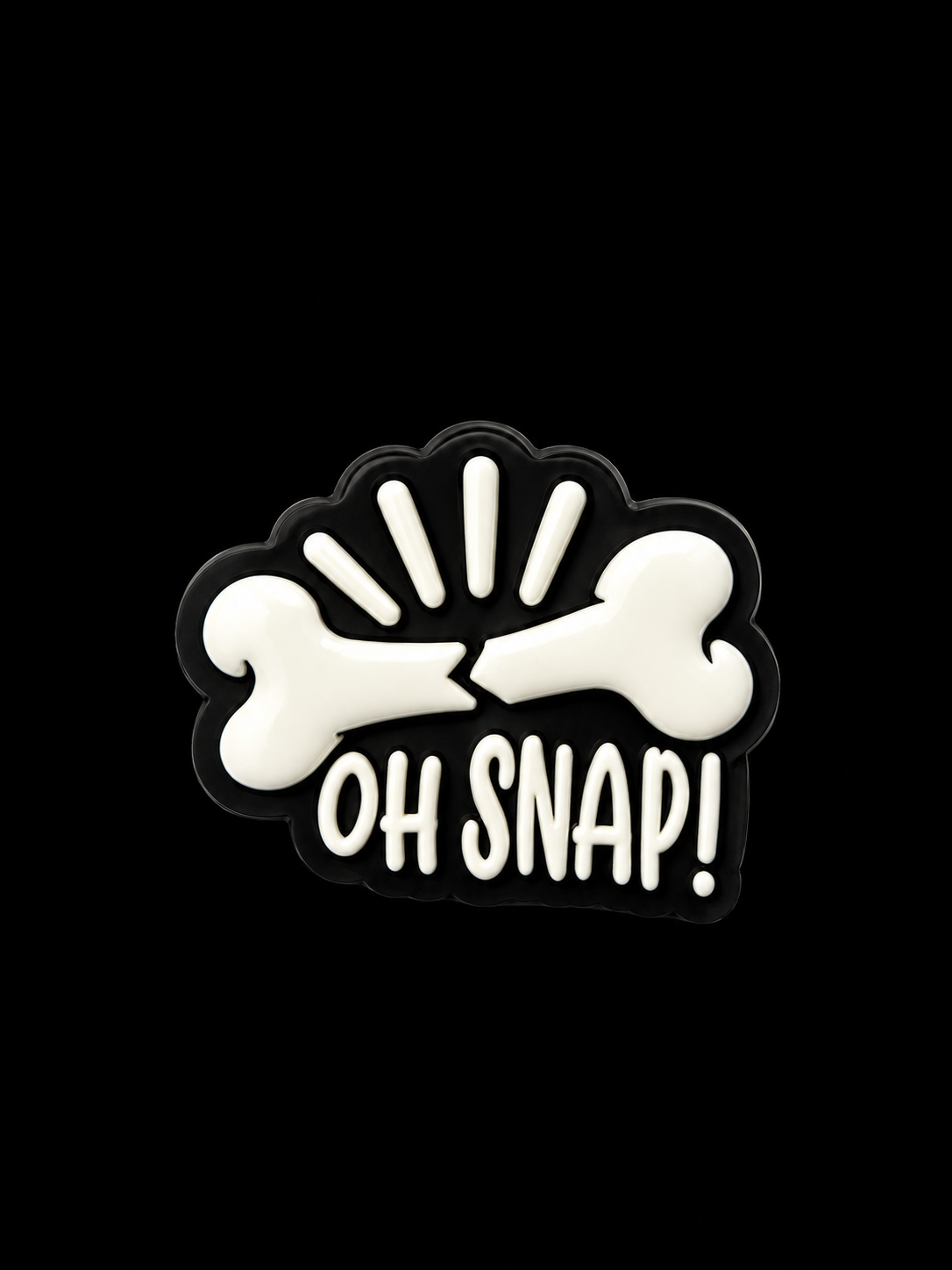 Glossy Oh Snap Broken Bone Badge.png