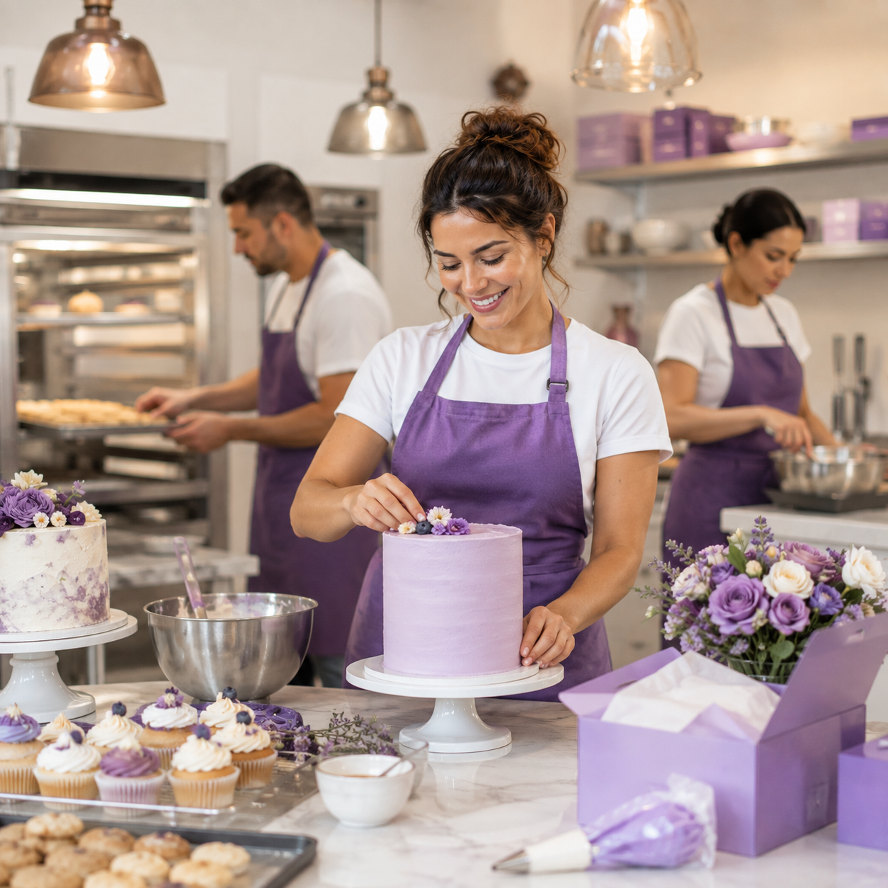 Bakery person got orders from Tolloz EPOS