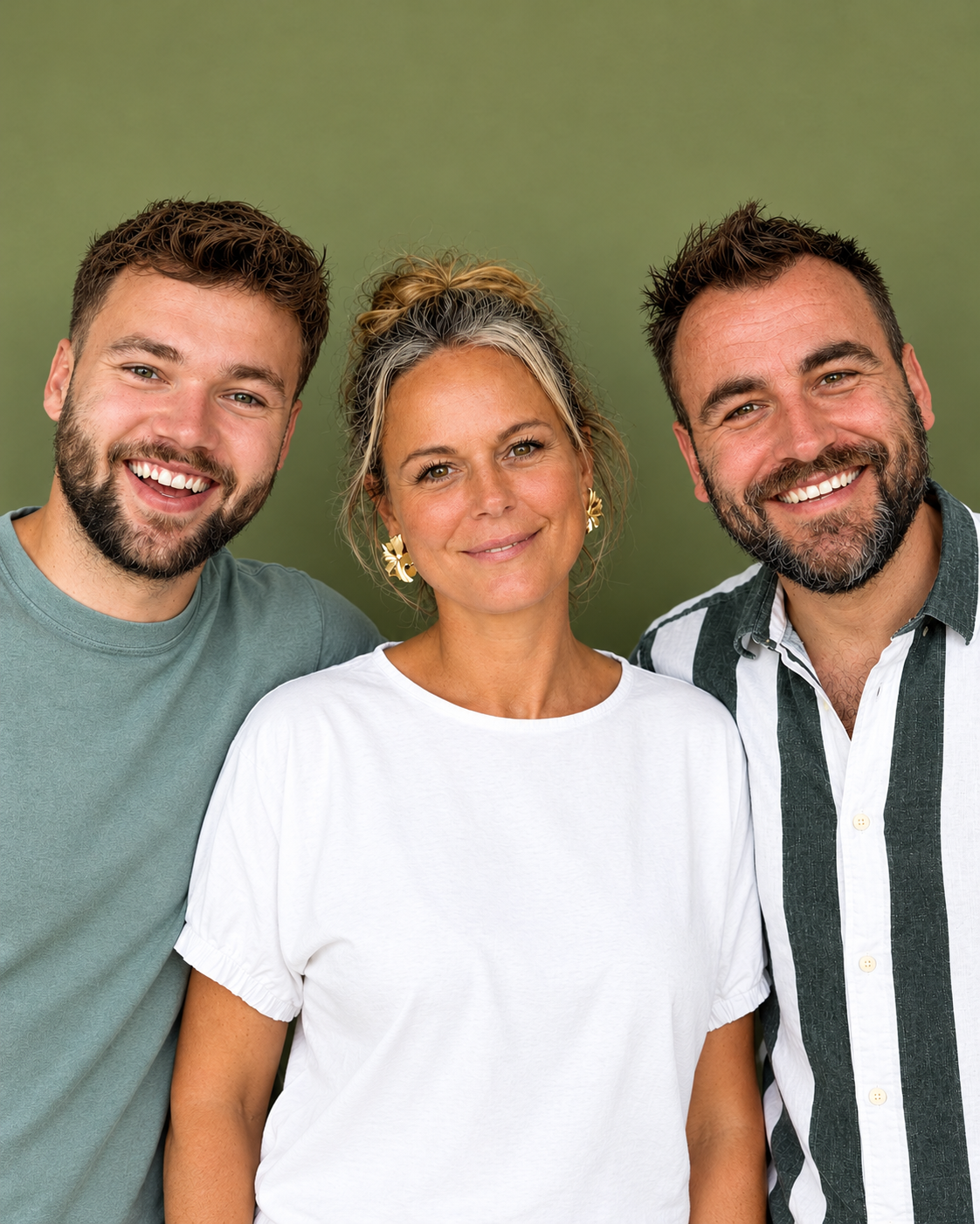 Jelle, Monja en Pascal, de drie horecamensen achter Bistro Verde in Keerbergen