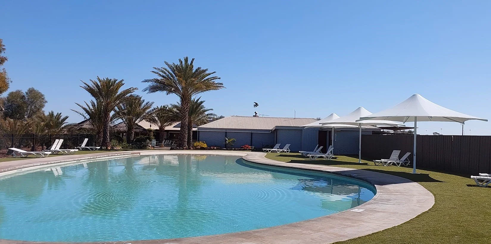 An image of The Float House.