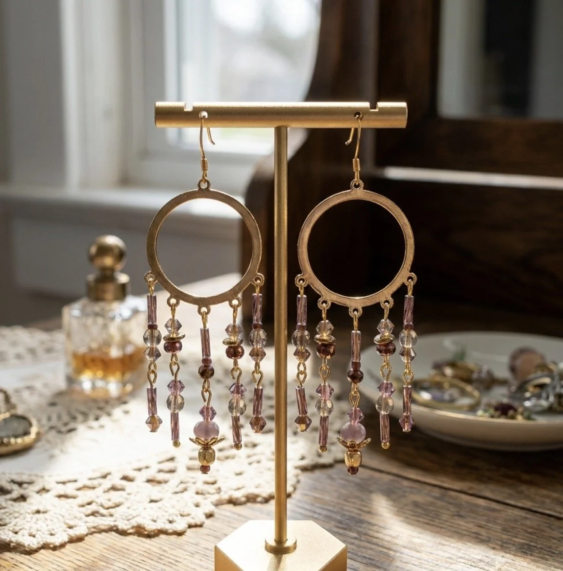 Purple Chandelier