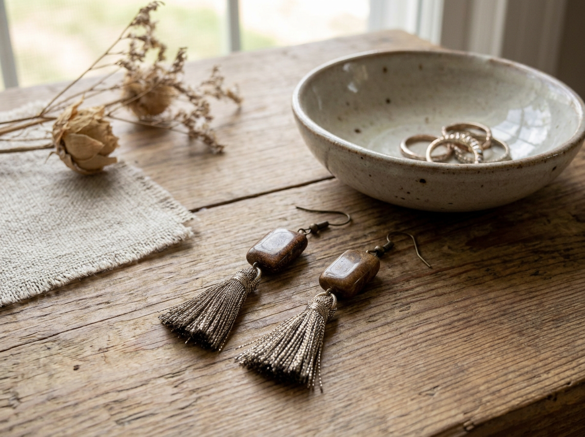 Jasper + Tassel