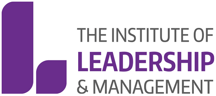 Logo of the Institute of Leadership & Management with purple and gray text.